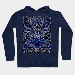 William Morris Peacock And Dragon Hoodie